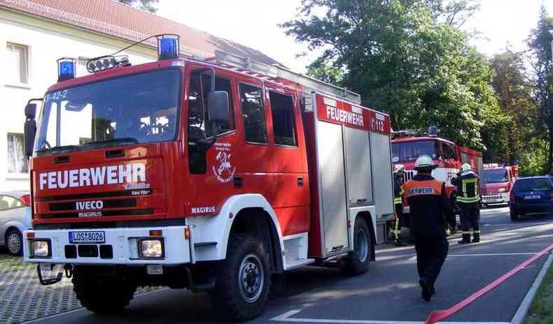 Aufstellung der Fahrzeuge beim Einsatz1